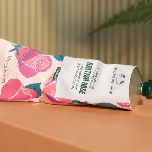 British Rose Hand Cream The Body Shop