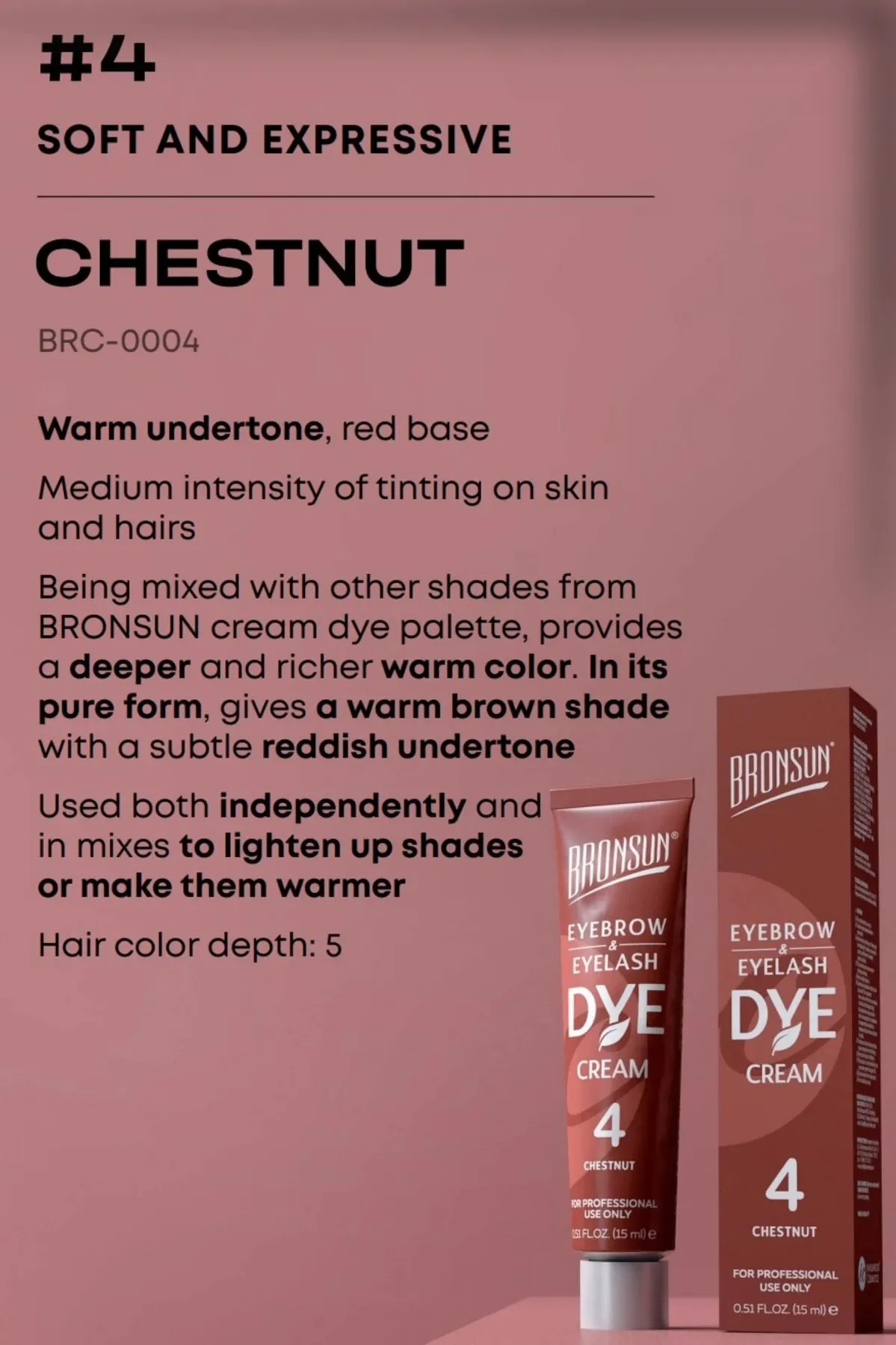 BRONSUN® lash & brow dye tint CREAM type