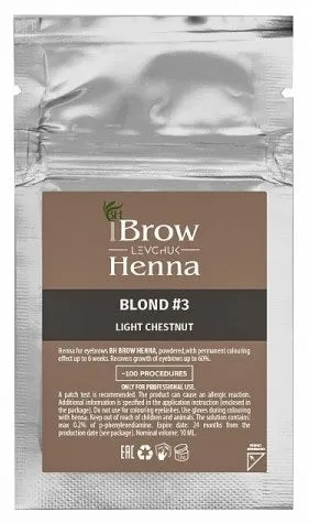 Brow Xenna® Lash Brow Henna, sachet BLOND No3