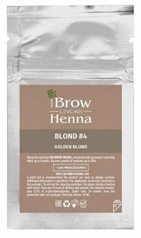 Brow Xenna® Lash Brow Henna, sachet BLOND No4