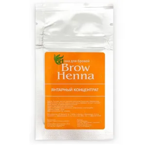 Brow Xenna®Lash&Brow Henna concentrate sachet, AMBER