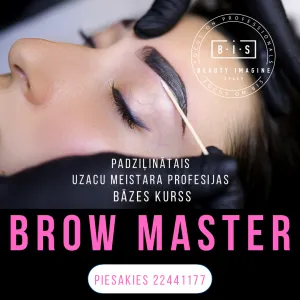 Bāzes kurss BROW MASTER, 2 licencēti sertifikāti