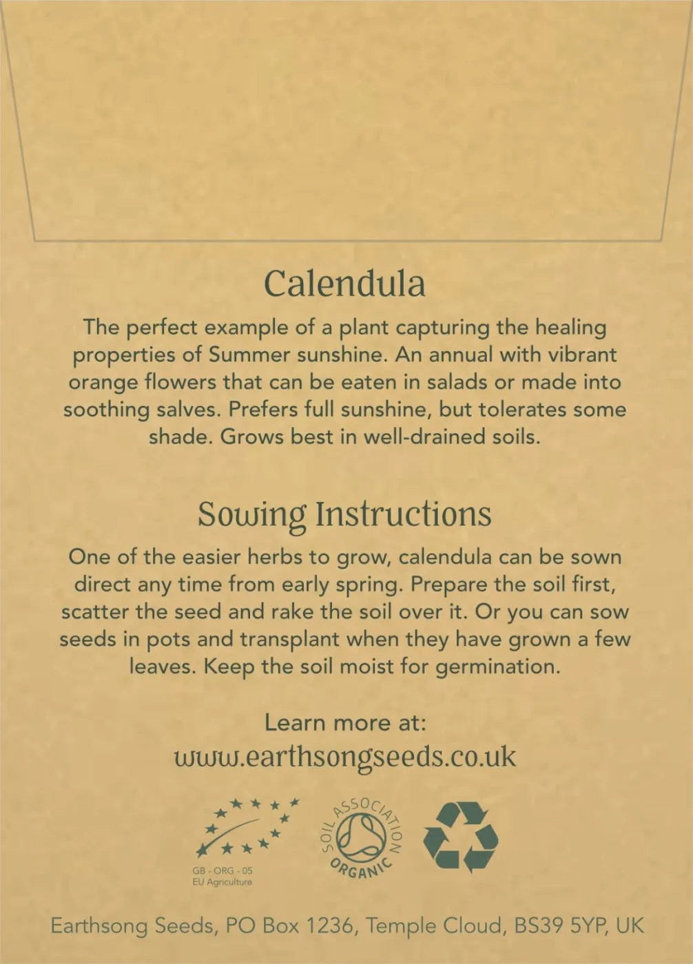 Calendula Seed Pack
