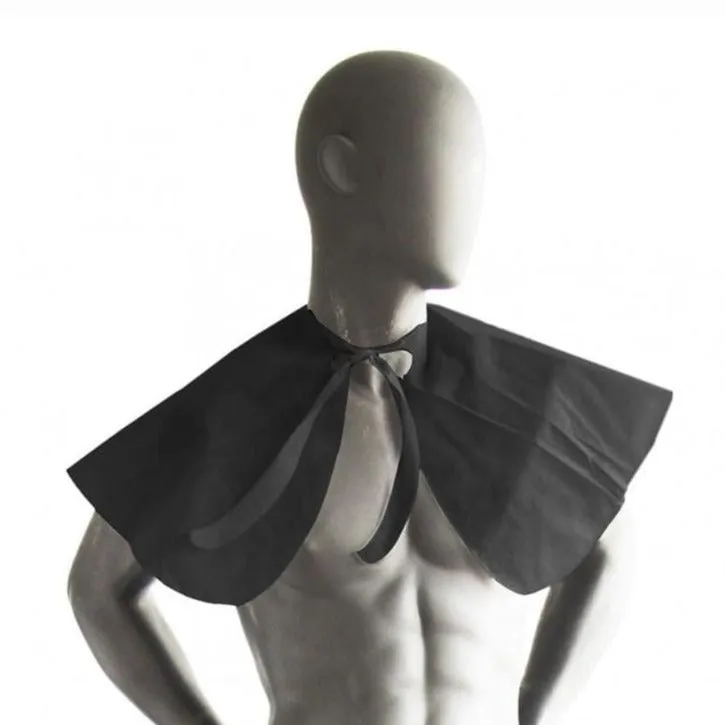 Cape for Beauty procedures BLACK, non-woven