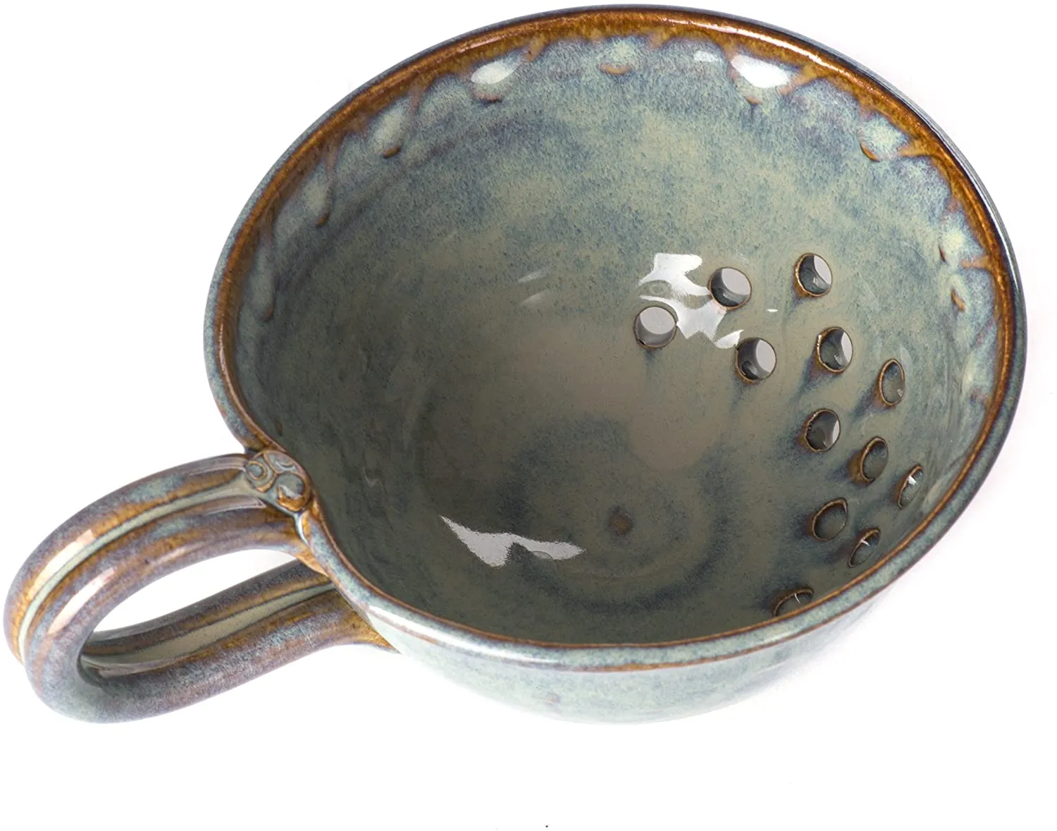 Castle Arch Pottery Irish Handmade Berry and Fruits Washing Bowl 500ml 6x3 Inches