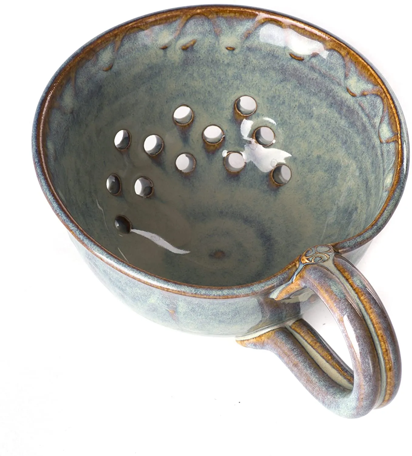 Castle Arch Pottery Irish Handmade Berry and Fruits Washing Bowl 500ml 6x3 Inches