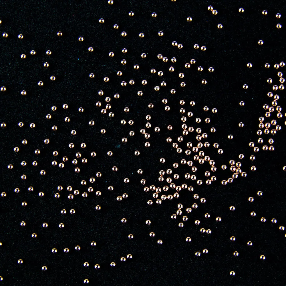Caviar for nail design metal beads, ROSE GOLD