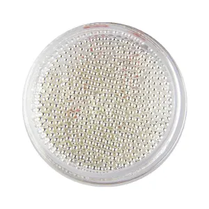 Caviar for nail design metal beads, SILVER