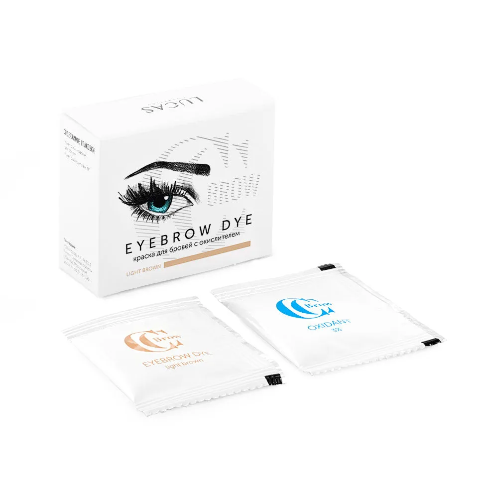 CC Brow eyebrow dye gel type, LIGHT BROWN