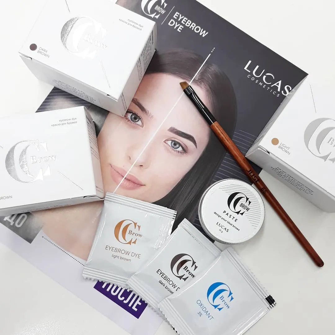 CC Brow eyebrow dye gel type, LIGHT BROWN