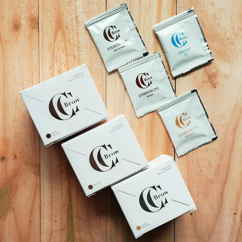 CC Brow eyebrow dye gel type, LIGHT BROWN