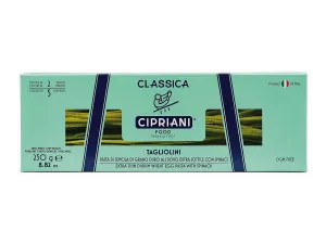 Cipriani Food Tagliolini Extra Thin Egg Pasta w/ Spinach, 8.82 oz