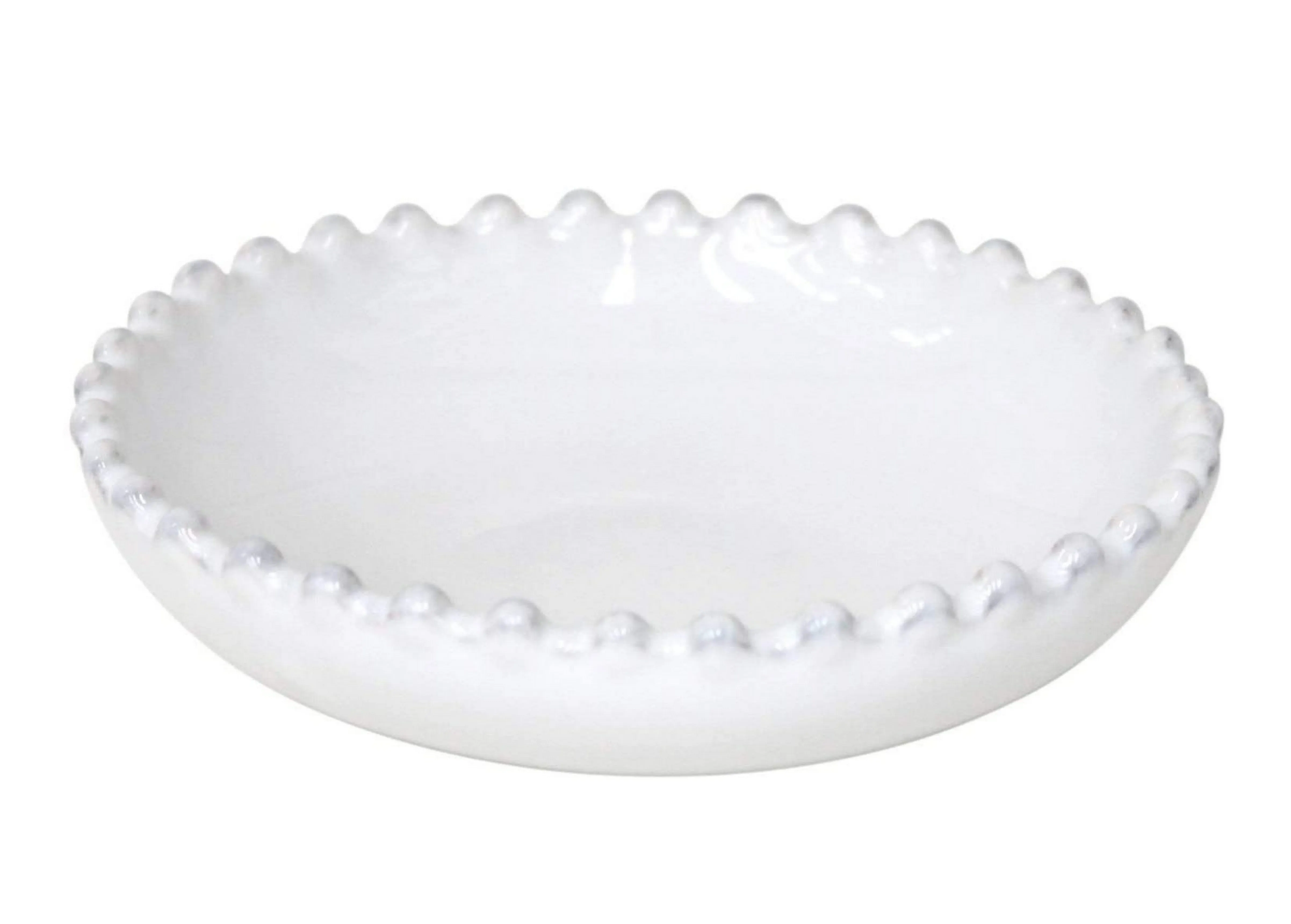 COSTA NOVA Pearl Collection Stoneware Ceramic Mini Bowl 4.25", White