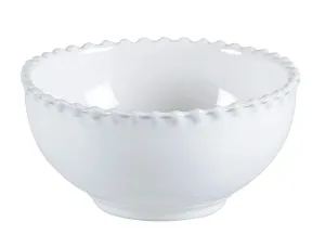 COSTA NOVA Pearl Collection Stoneware Ceramic Soup/Cereal Bowl 6.5", White