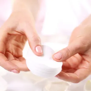 Cotton cosmetic pads round, 150 pieces