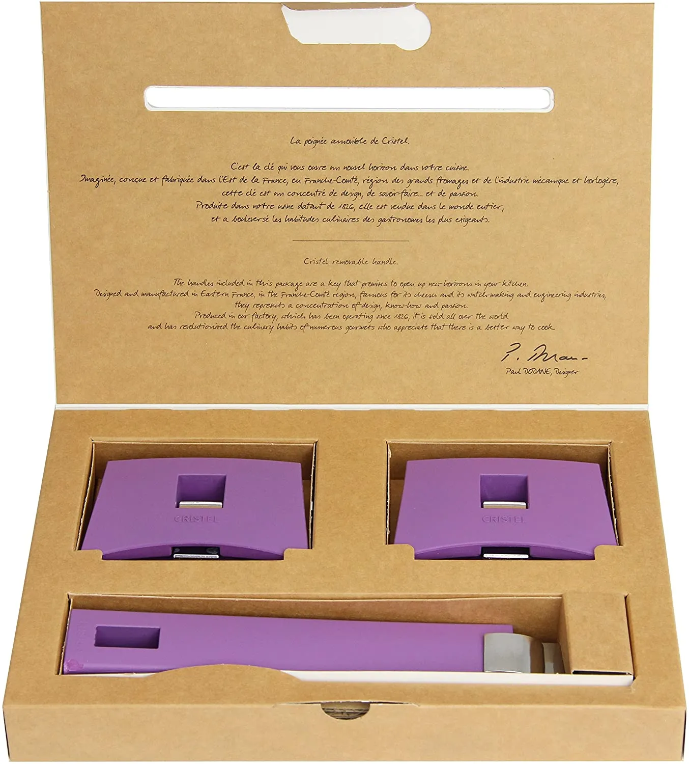 Cristel Mutine SPPLMAC Set of Handles, Blackcurrant