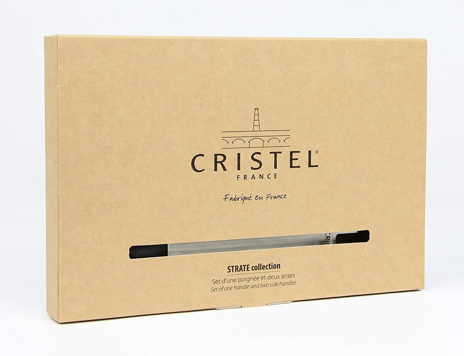 Cristel Strate SPPLSX Set of Handles, Silver