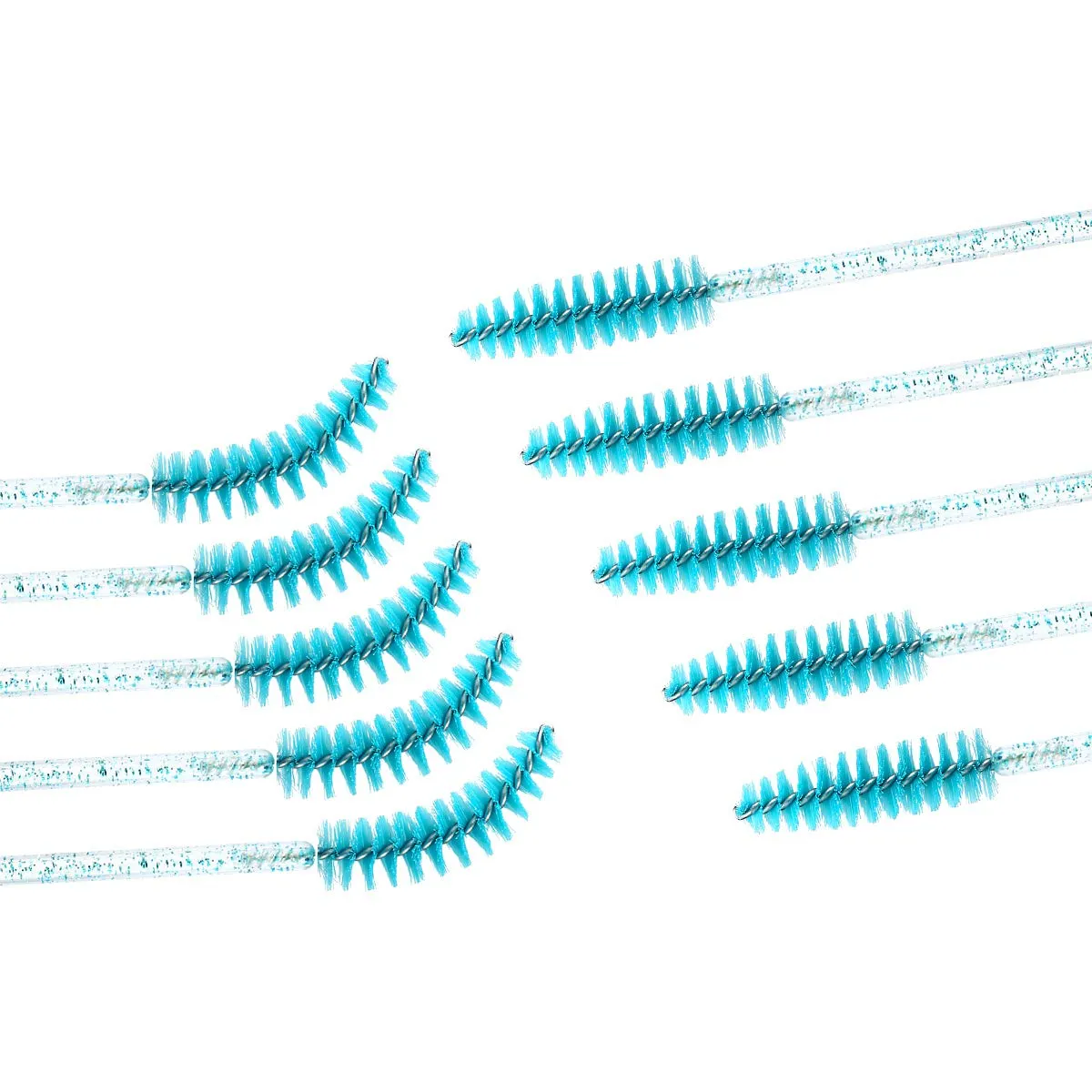 Crystal mascara brush for lashes & brows, different colors