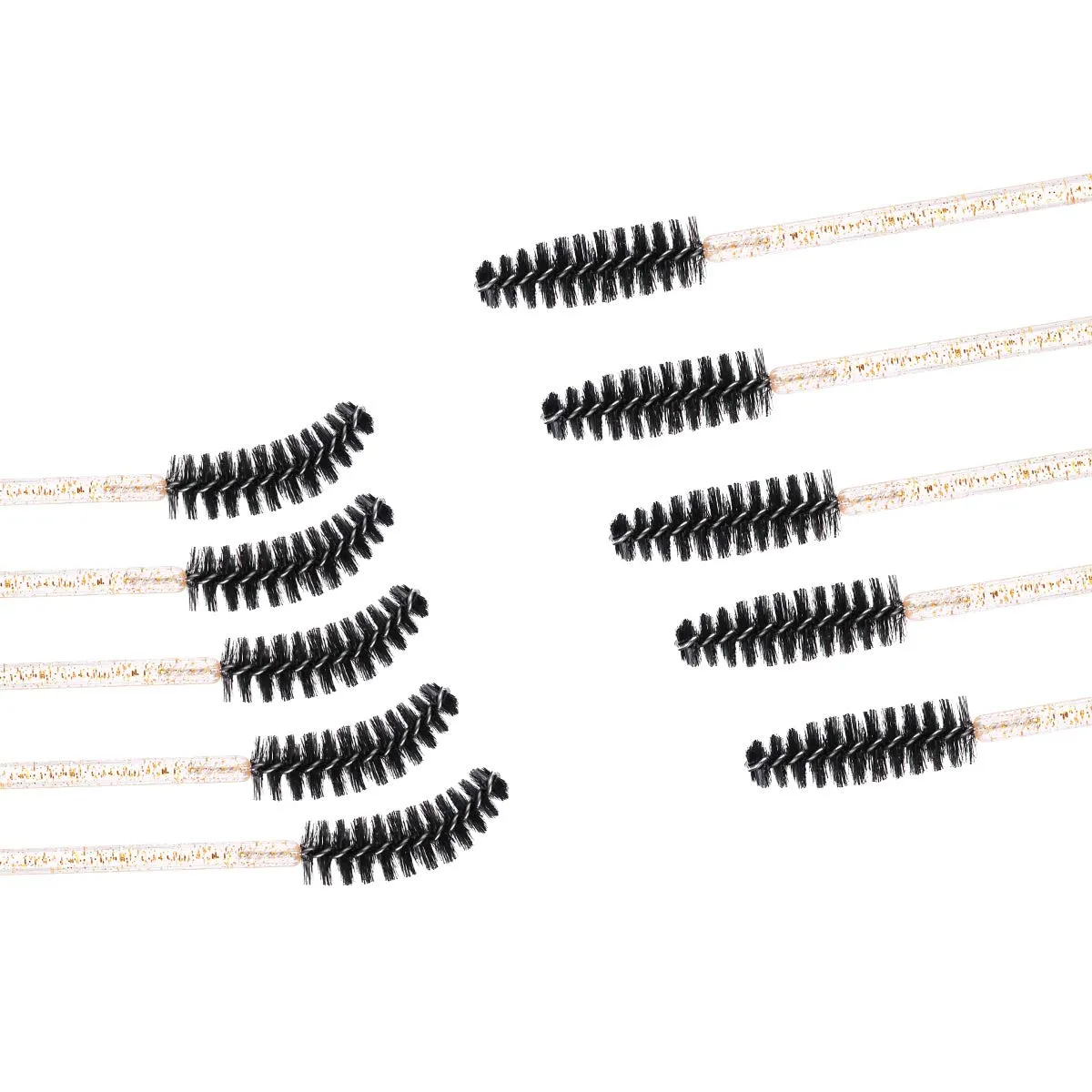 Crystal mascara brush for lashes & brows, different colors