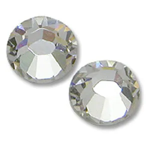 Crystals flat back, SS8 2.5 mm