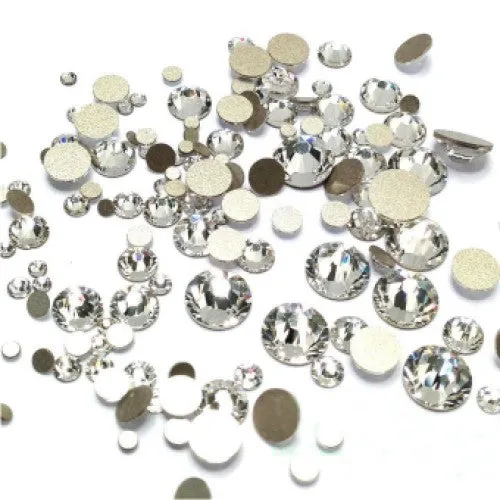 Crystals flat back, SS8 2.5 mm
