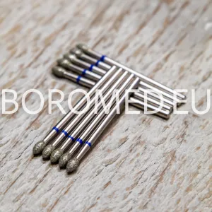 DIAMOND nail bit BUD (254 blue), 10pcs