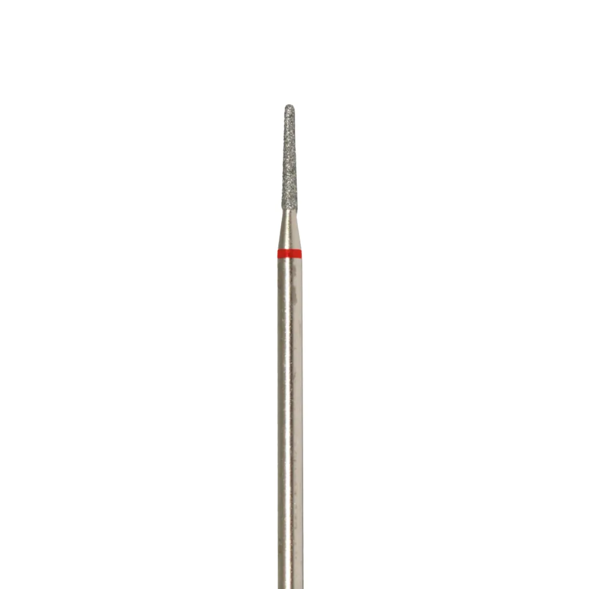 DIAMOND nail bit CONE round tip (194 red), 10pcs