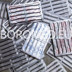 DIAMOND nail bit PEAR (237 blue), 10pcs