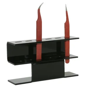 Display holder stand for tweezers, BLACK