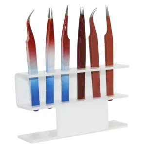 Display holder stand for tweezers, WHITE