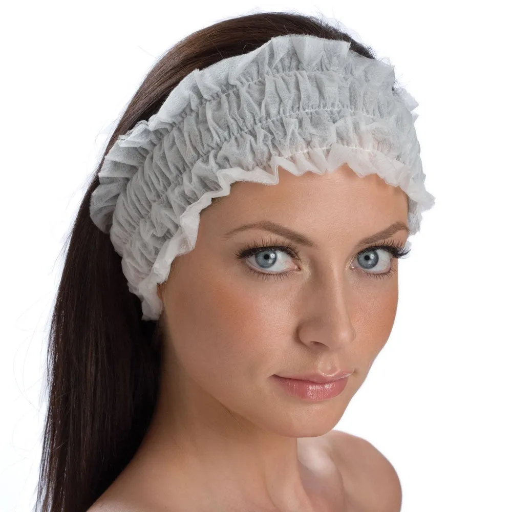 Disposable head & hair band for procedures, 1 piece