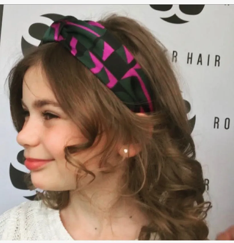 Eliza Print Knotted Hairband