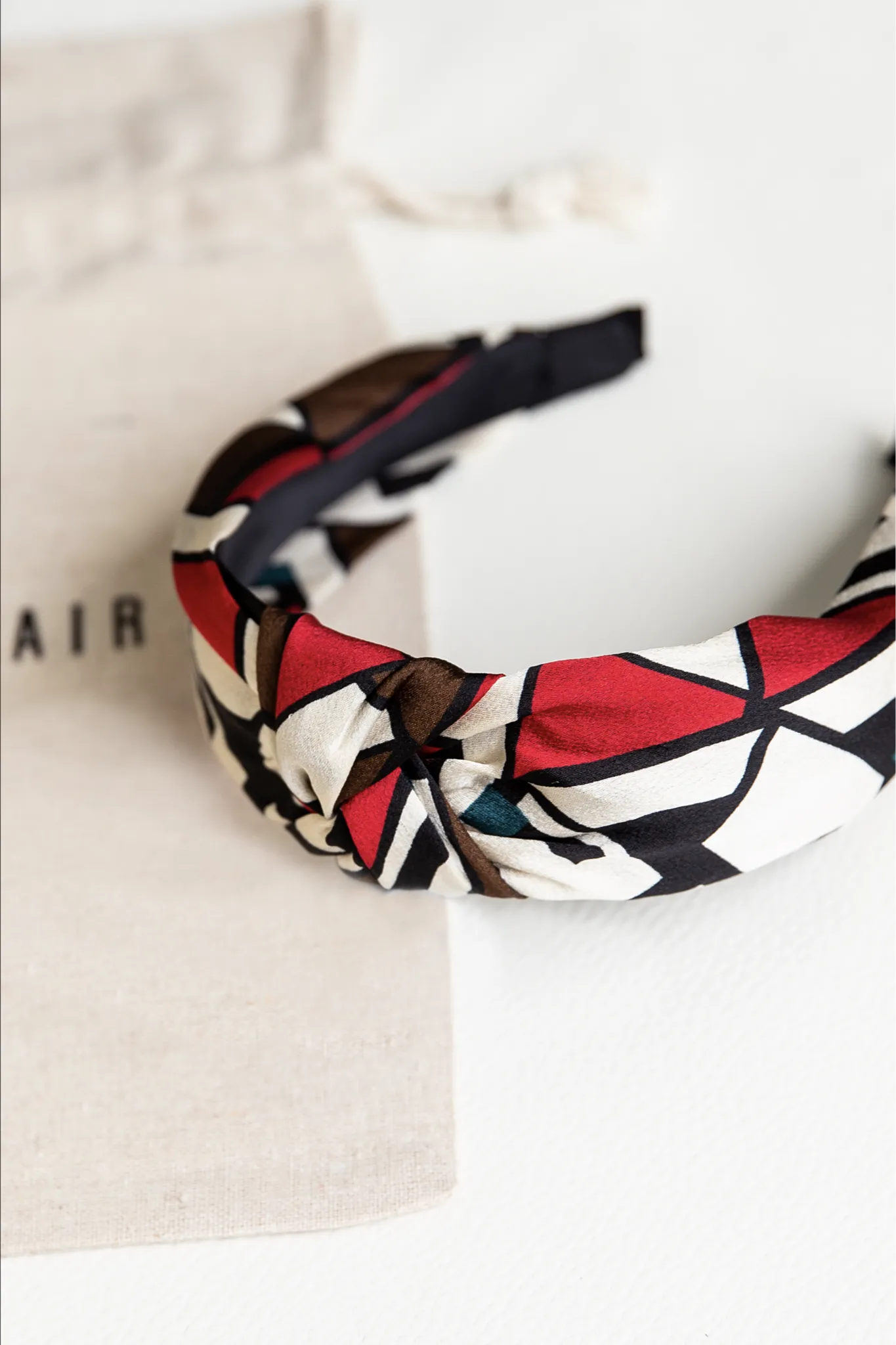 Eliza Print Knotted Hairband