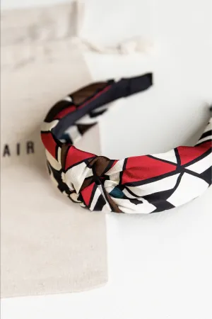 Eliza Print Knotted Hairband