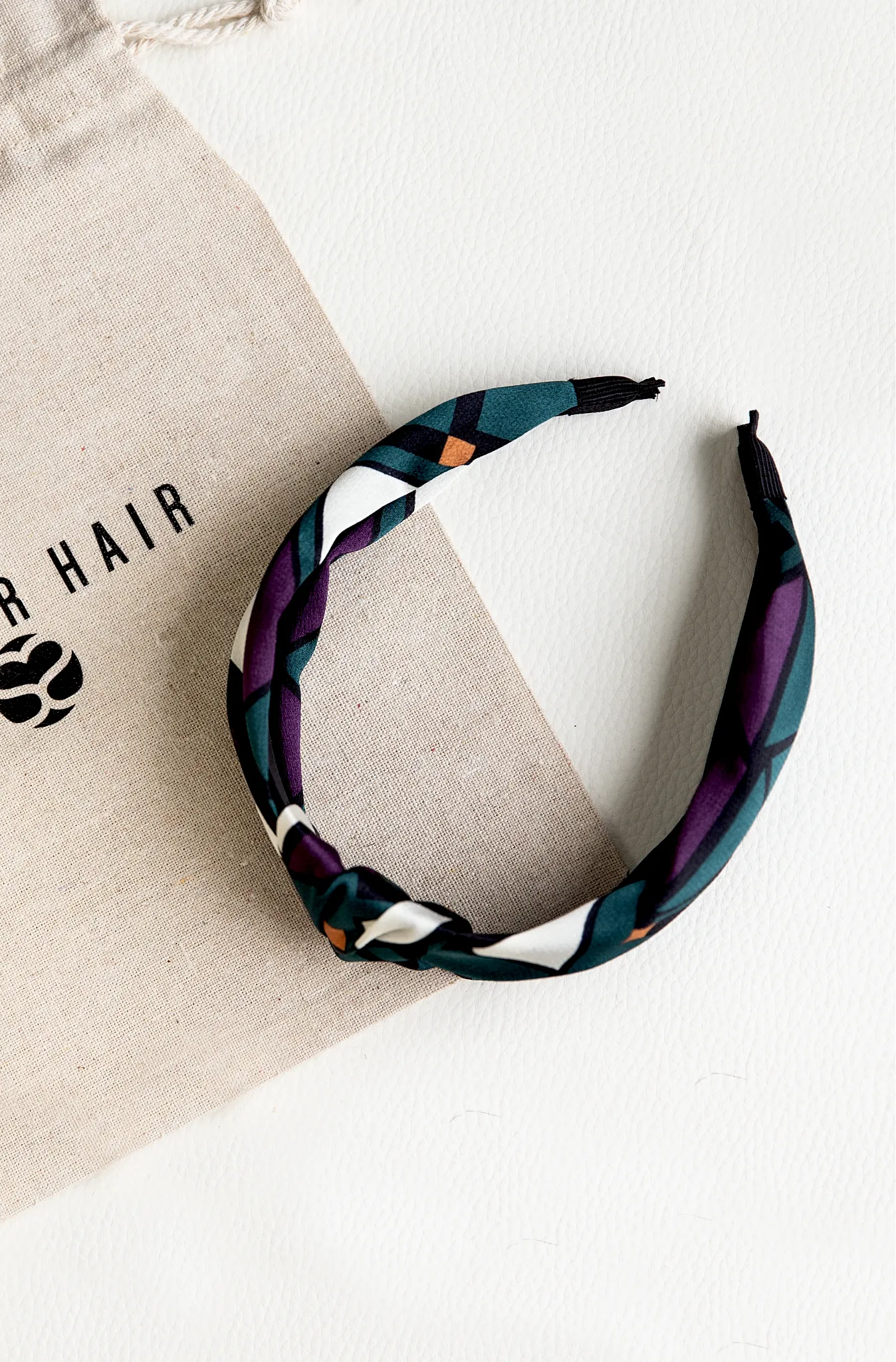 Eliza Print Knotted Hairband