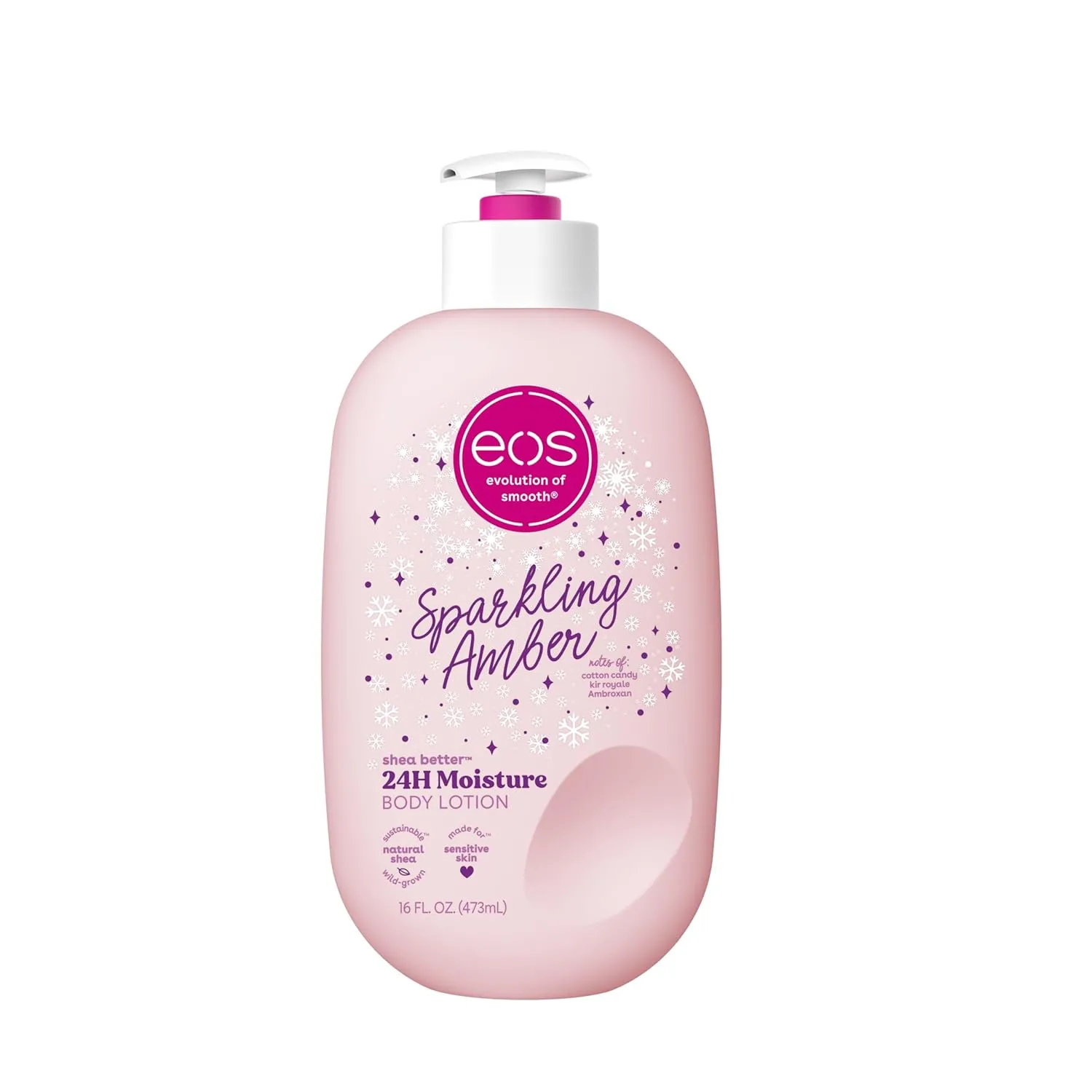 Eos Shea Butter 24 H Moisture Body Lotion (SPARKLING AMBER)