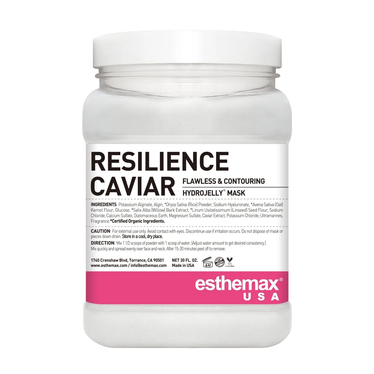ESTHEMAX  HYDROJELLY® MASKS NATURAL (RESILIENCE CAVIAR)