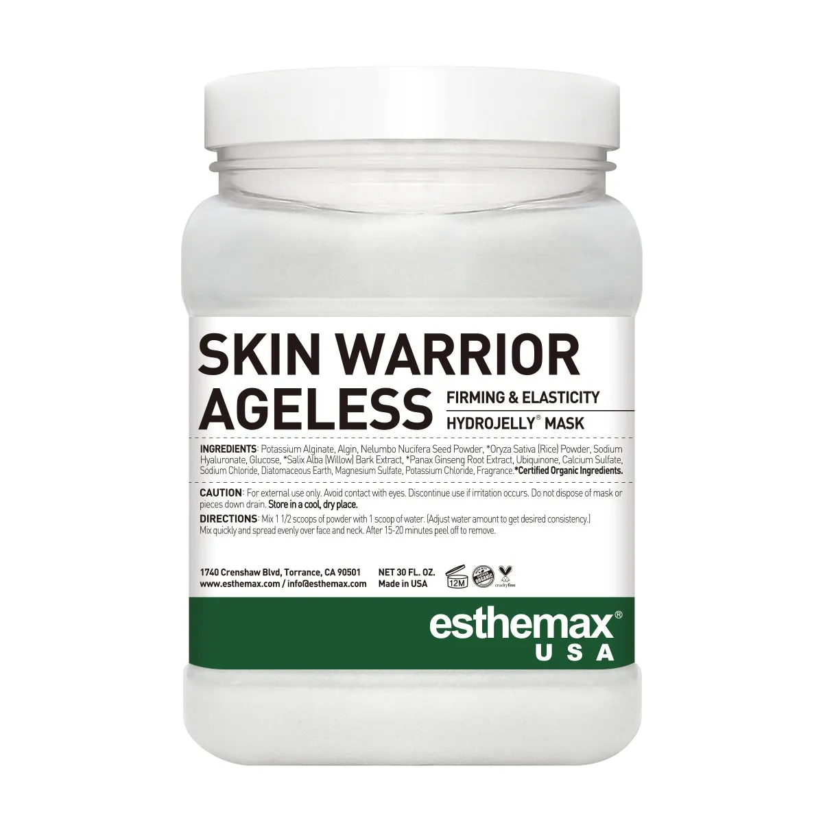 ESTHEMAX  HYDROJELLY® MASKS NATURAL (SKIN WARRIOR AGELESS)