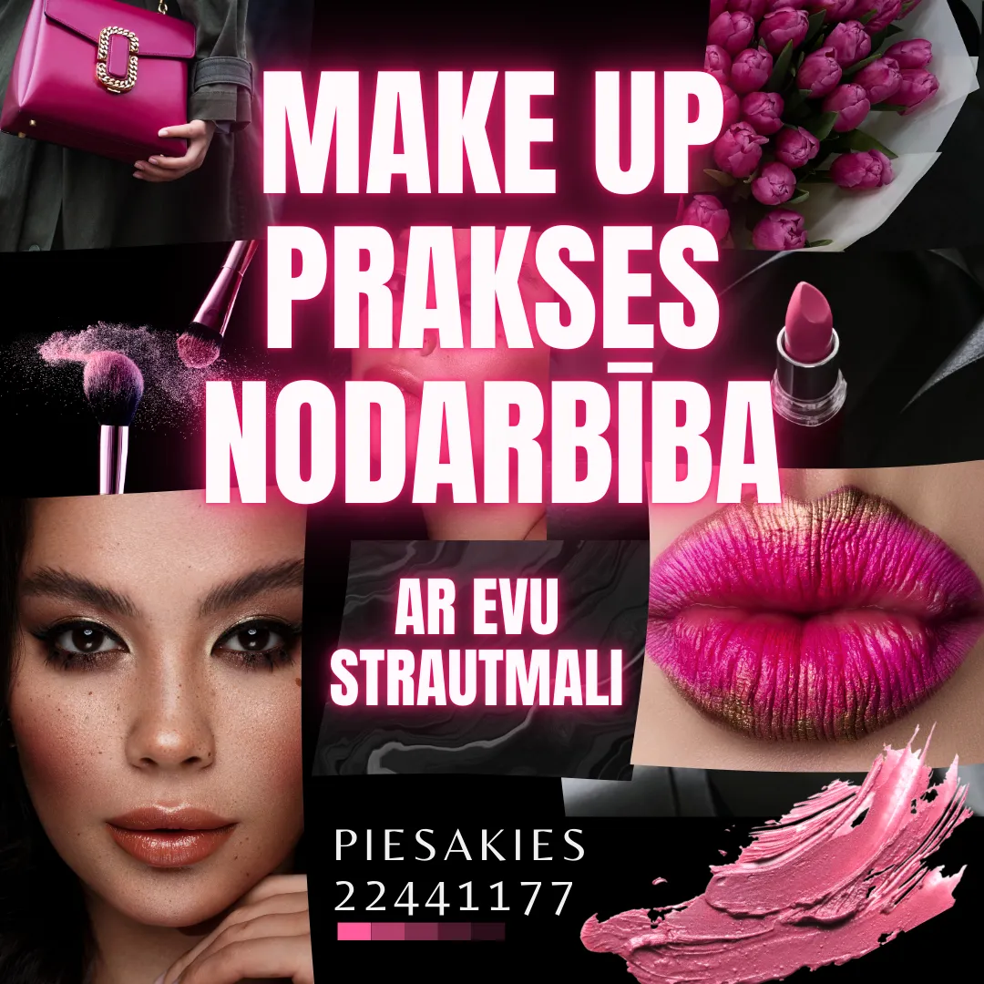 Eva Strautmale's make-up masterclass with practice