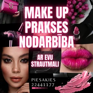 Eva Strautmale's make-up masterclass with practice