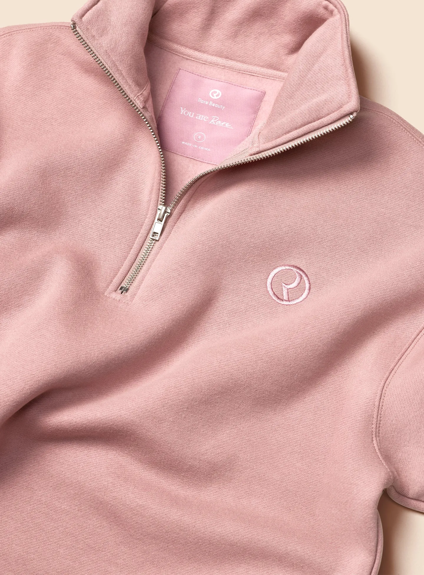 Everyday Quarter Zip Sweatshirt Rare Beauty