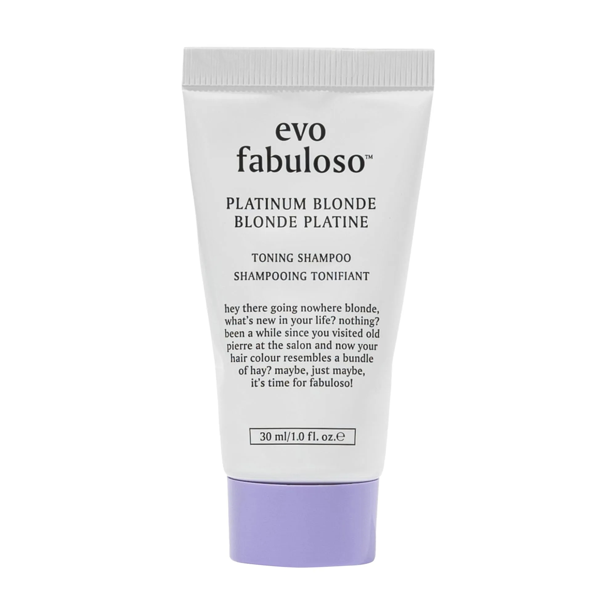 Evo Fabuloso Platinum Blonde Shampoo 30ml