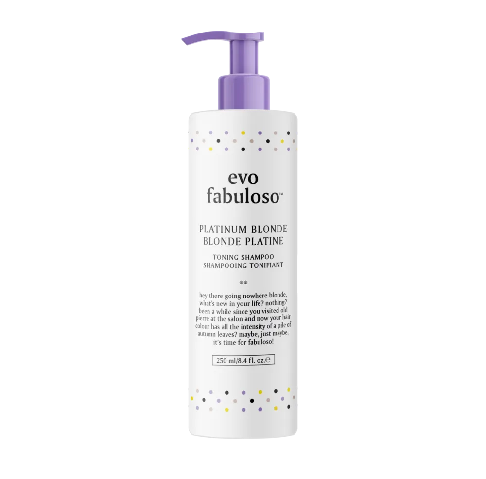 Evo Platinum Blonde Colour Boosting Shampoo 250ml