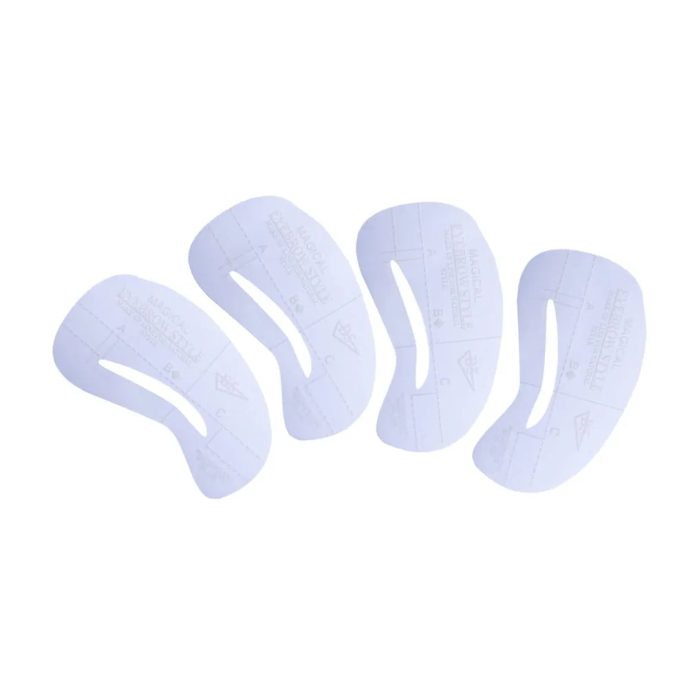 Eyebrow Shaping Template Stencils, models B1 - B8