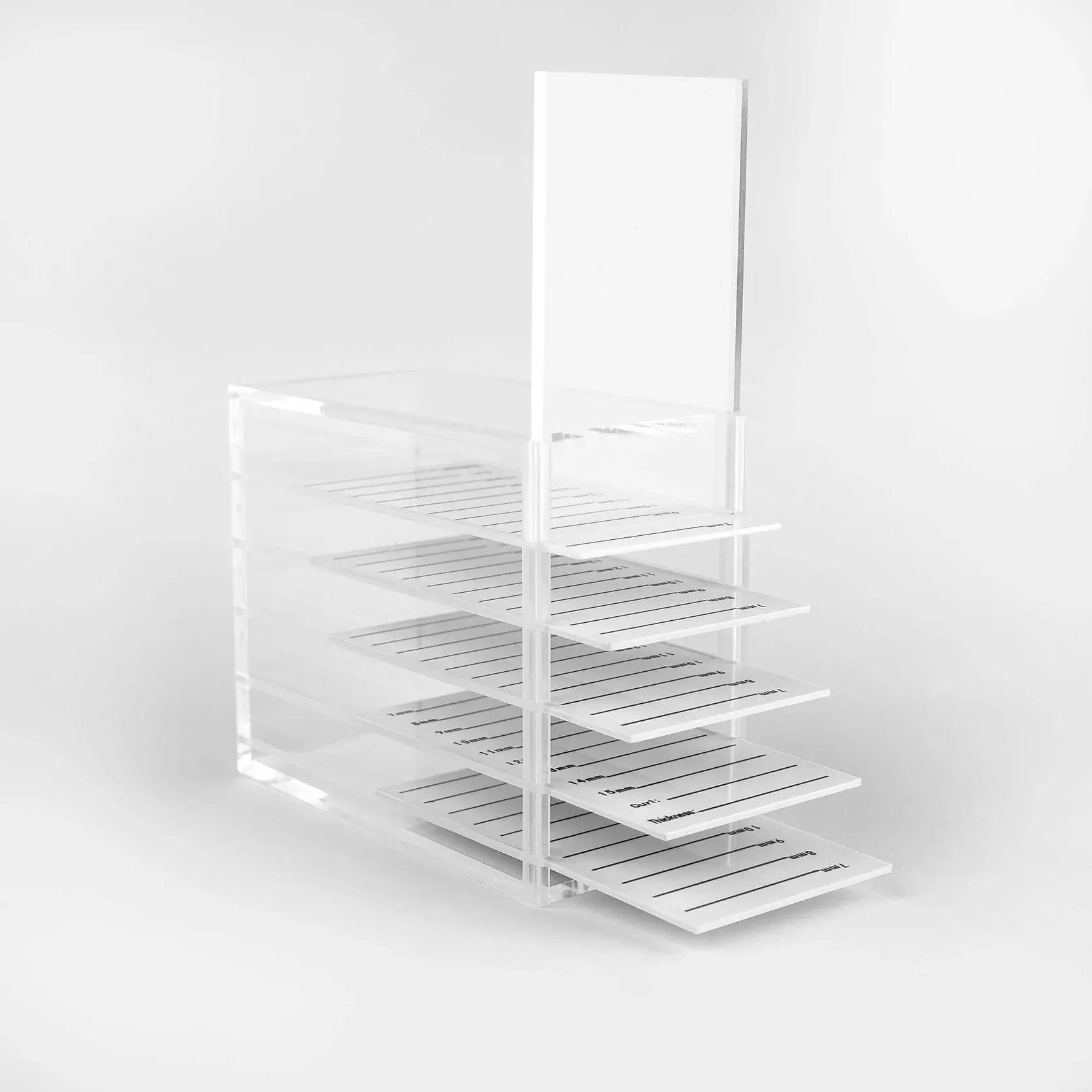 Eyelash extensions storage box organizer RED, 5 palletes SET