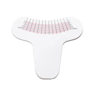 Eyelash measuring & mapping ruler, 1pc