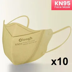 FACE ergonomically fitting mask respirator KN95, SKIN TONE x 10 pieces