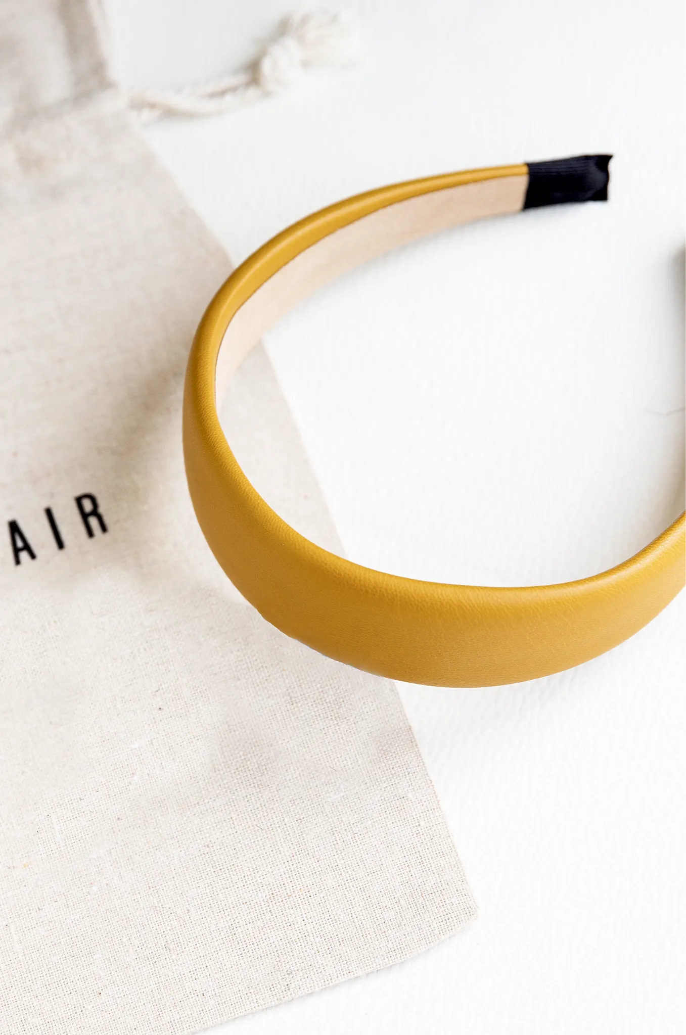 Fern Faux Leather Hairband