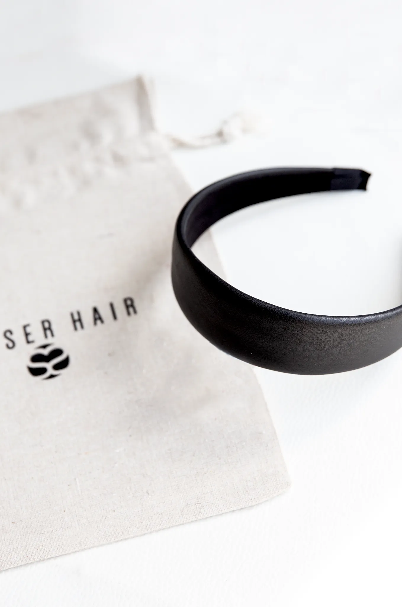 Fern Faux Leather Hairband