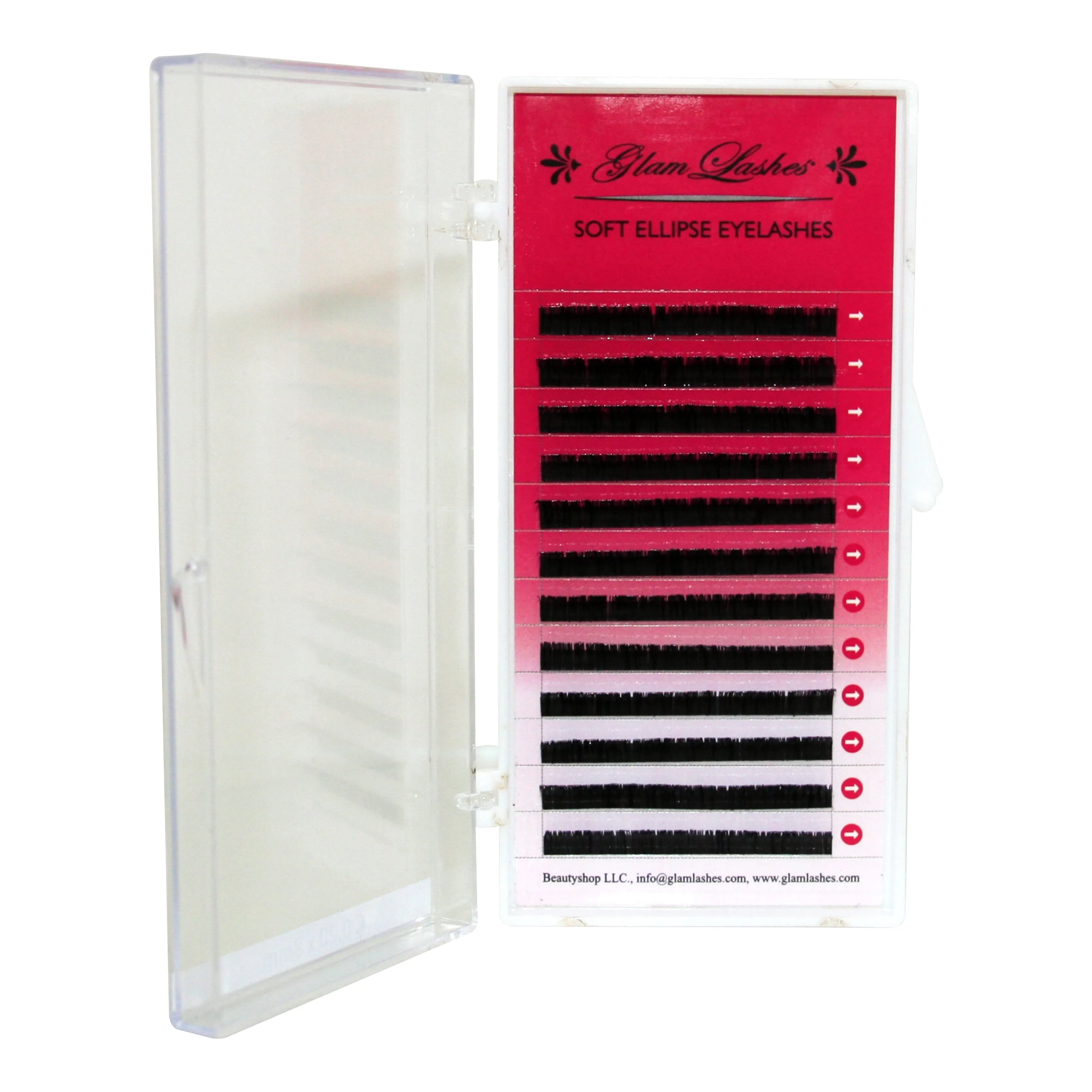 Final sale! Glam Lashes eyelash extensions FLAT ELLIPSE, 11-0.15-D